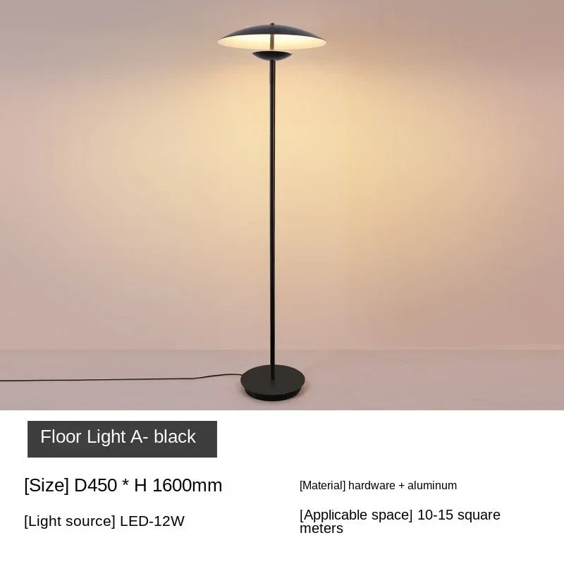 Nordic Art Simple Mushroom Head Vertical Lights