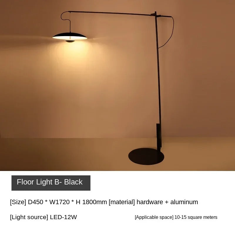 Nordic Art Simple Mushroom Head Vertical Lights