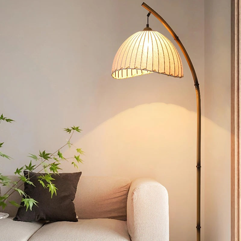 Japanese Style Silent Wind Lantern Type LED Floor Lamp