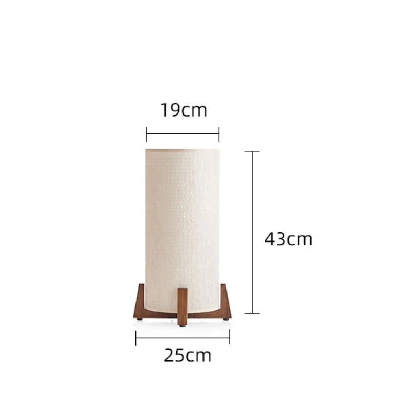 Solid Wood Floor Lamp Nordic Art Simple Modern Lamp Shade